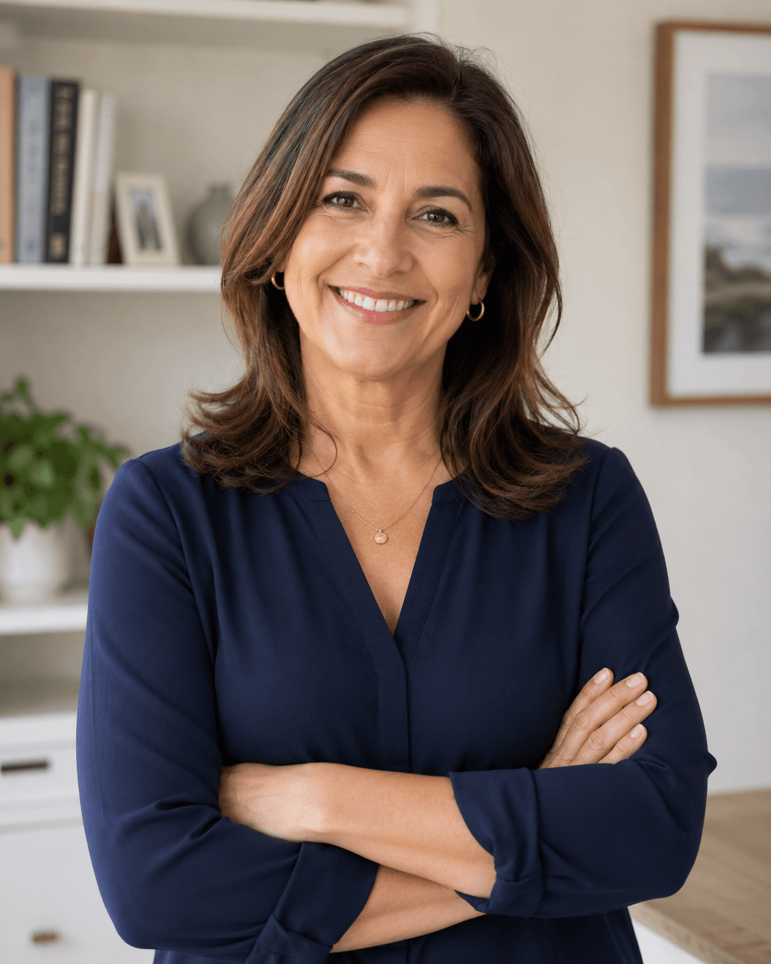 Woman enjoying active daily life after care